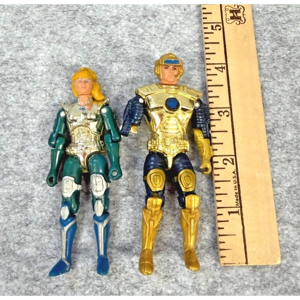Vintage 1985 Mattel Power Lords Adam‎ Power Shanthi Action Figure Lot Sci-Fi Toy